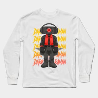 skibidi toilet dark speakerman Long Sleeve T-Shirt